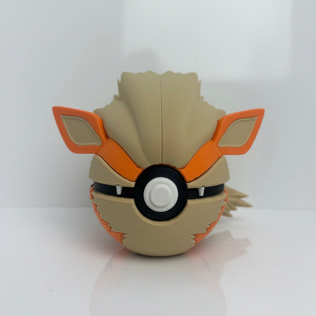 Growlithe Pokéball 3D Print